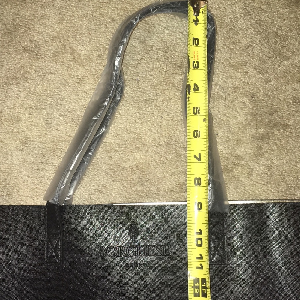 Sold *New Borghese Black & Gold Travel Tote - Picture 5 of 8